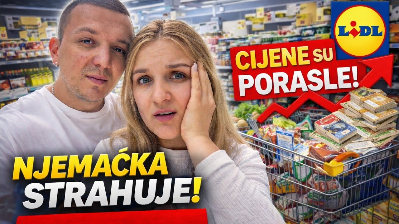 Trenutne cijene namirnica u Njemačkoj.. Razočarenje 😡