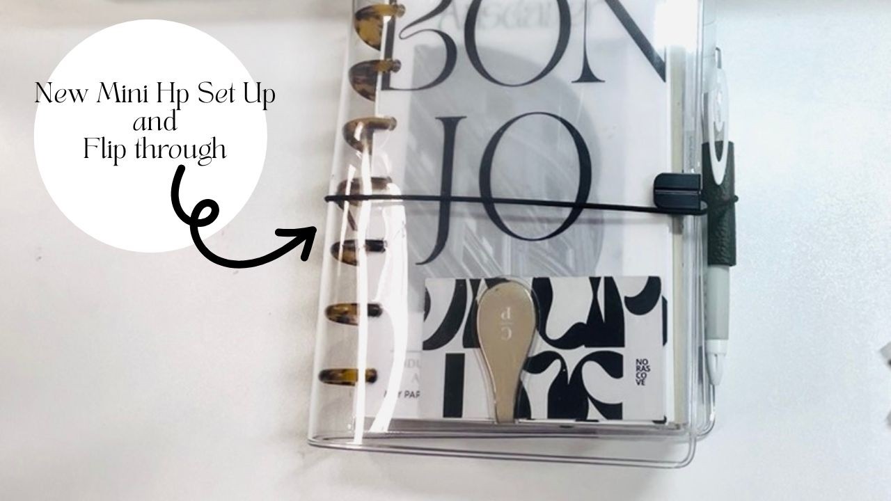 MINI HP SET UP AND FLIP THROUGH | NEW VINYL COVER | BUSINESS PLANNER