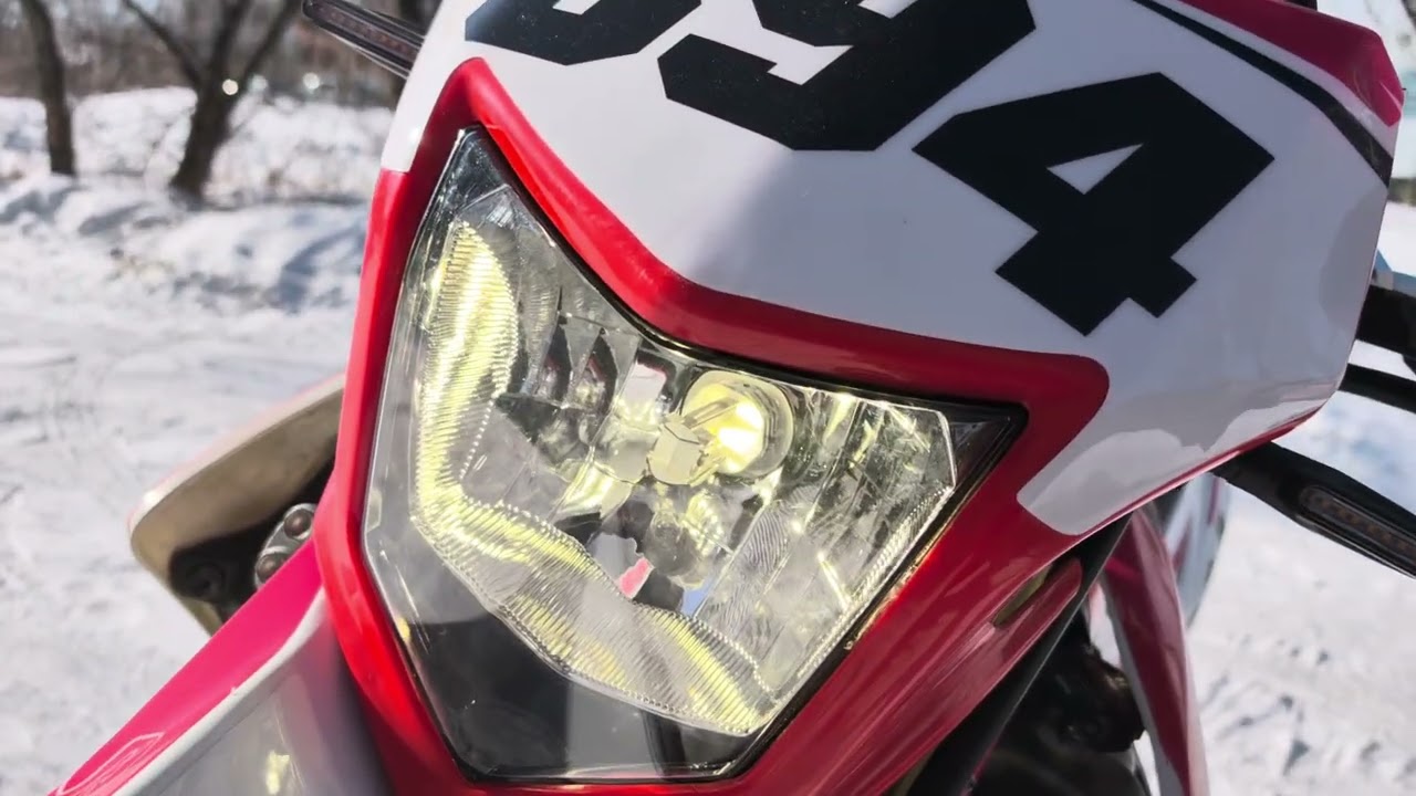 HONDA CRF250L 2014год. Холодный запуск.