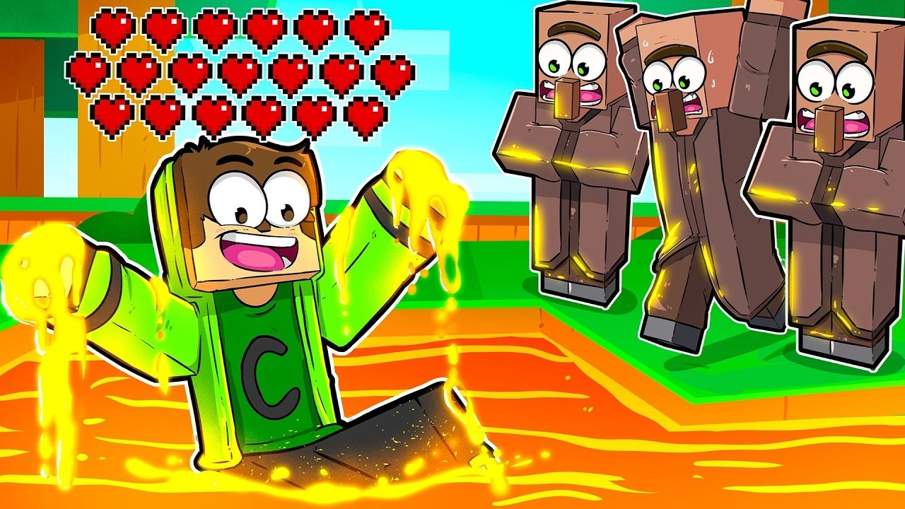 ¡Engañé a los VILLAGERS con 1 000 000 de CORAZONES en Minecraft!