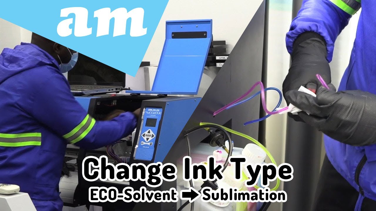 How-to Convert Printer to a Different Ink Type (Demo on ECO-Solvent to Sublimation Ink Conversion)