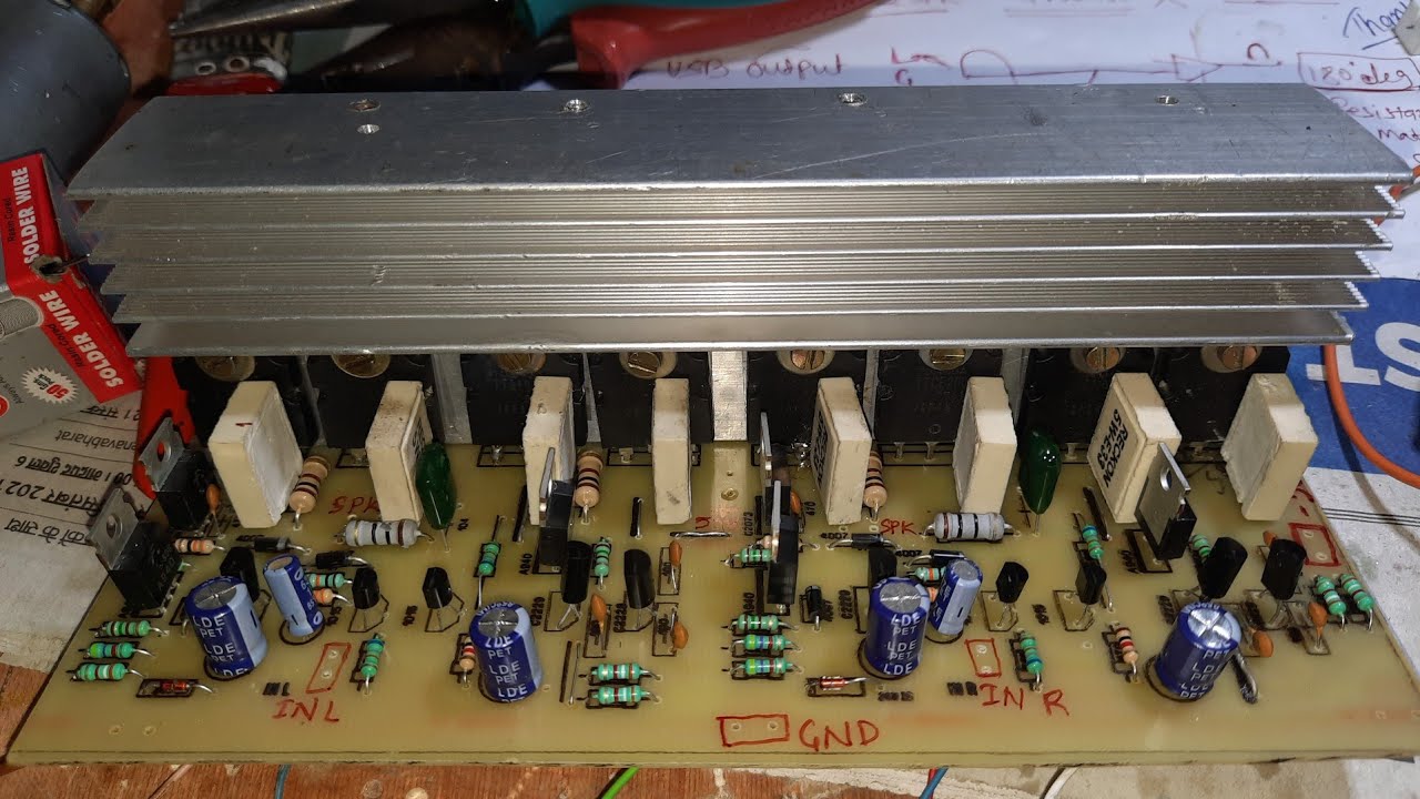 200+200 WATT STEREO BOARD WITH BRIDGE EXPLAINATION