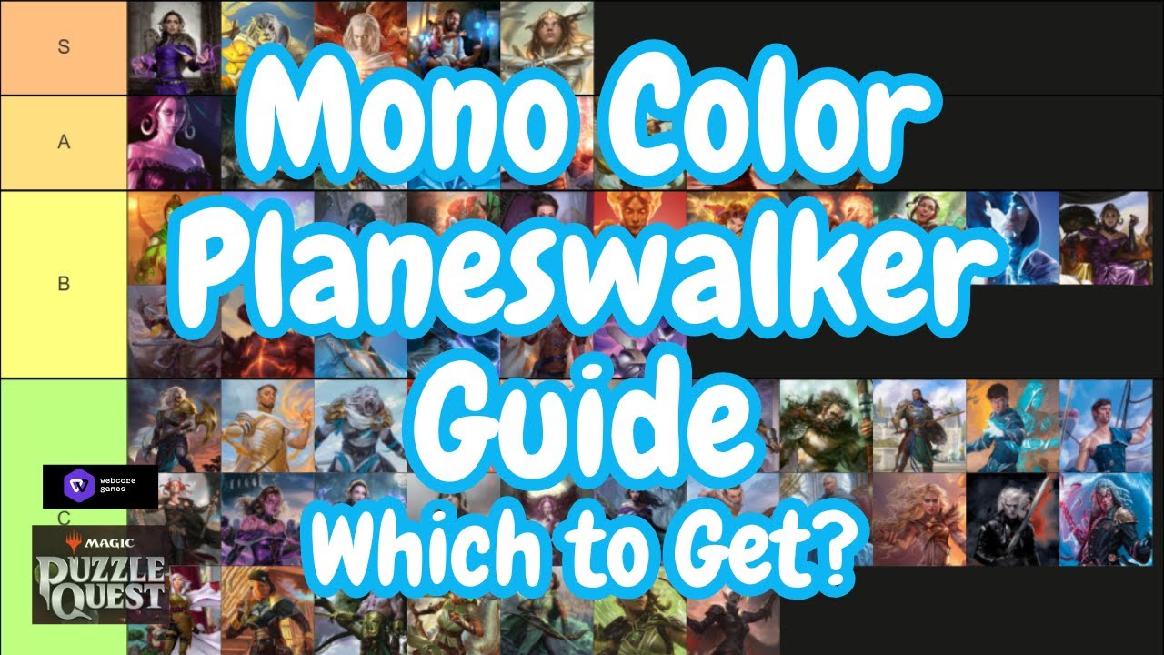 Mono-Color Planeswalker Guide - What You NEED in Your Collection | Magic Puzzle Quest