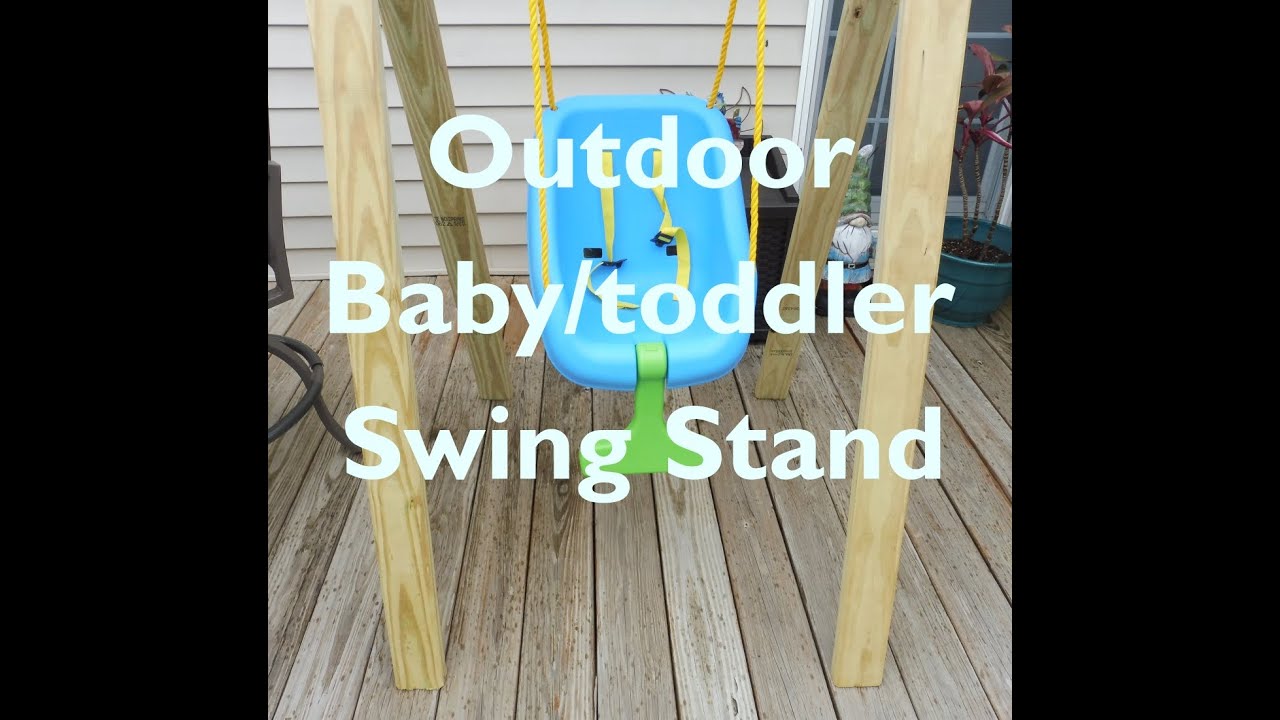 Baby or Toddler Custom Outdoor Swing Stand