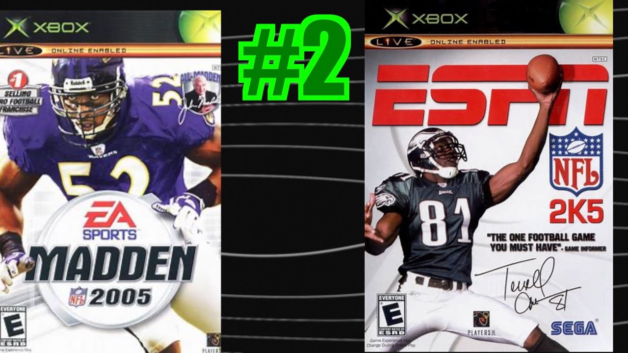 Madden NFL 2005 против NFL 2k5 | Сравнение игр серии (XBOX) №2