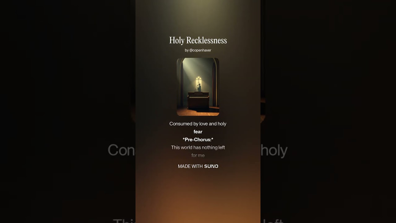 Holy Recklessness