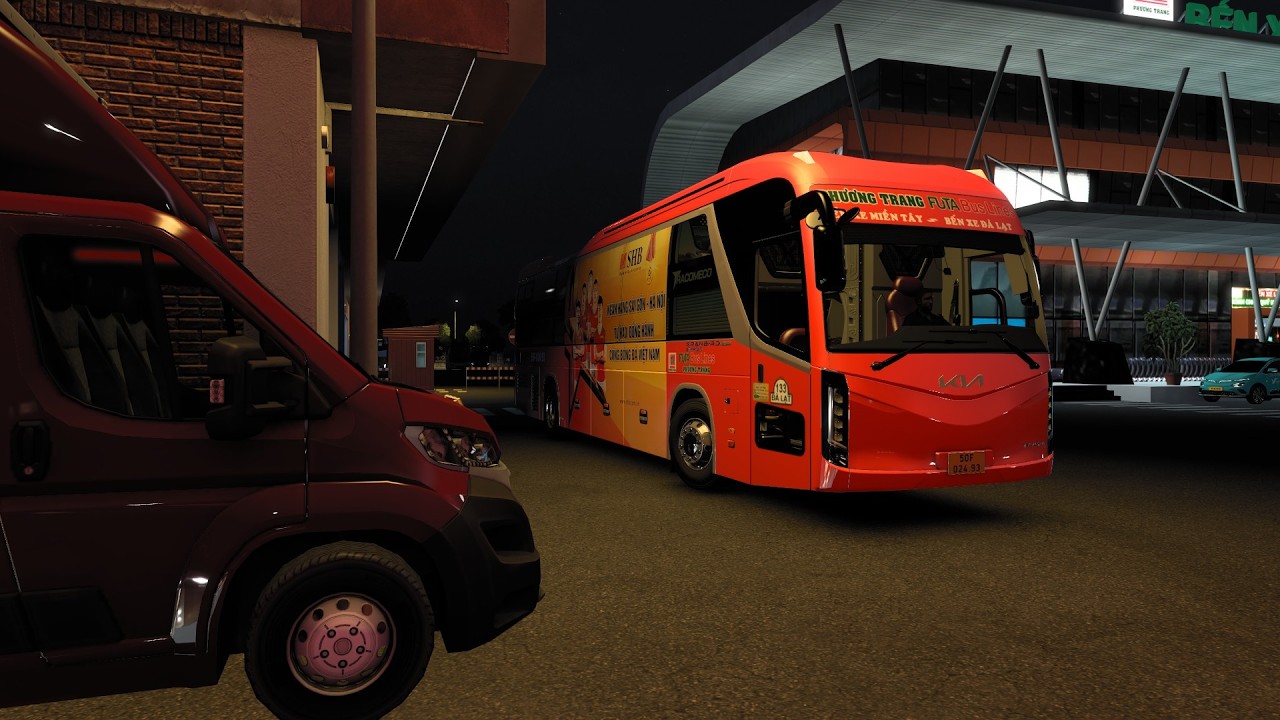 Đổ Đèo Mưa Lớn Bằng Xe Phương Trang Trong ETS2 – CĂNG NHƯ DÂY  !!! #xekháchgiườngnằm #ets2