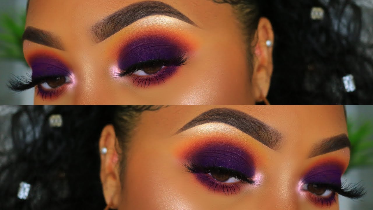 EASY PURPLE FALL SMOKEY EYE | Makeup Tutorial