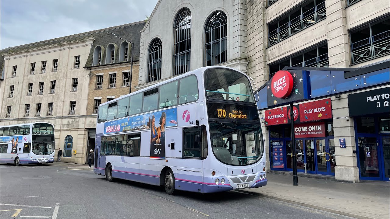 Full Route Visual~370: Colchester Osborne St - Chelmsford Bus Station | 37036 (YJ06 XLB)