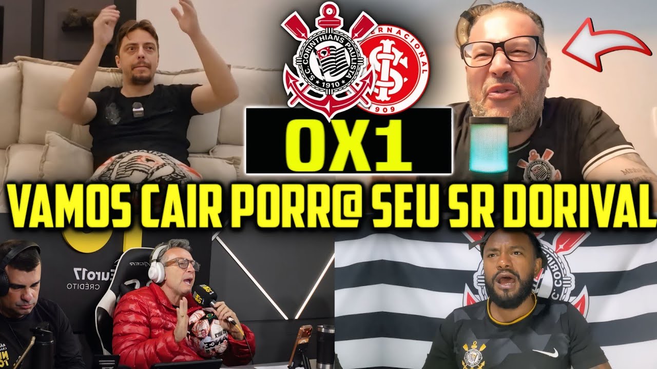 Reactions from Corinthians fans outraged by the series of defeats! Reaction: Corinthians 0-1 Inte...