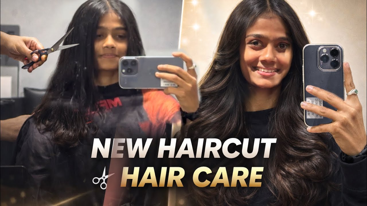 Got a Haircut after longtime💇🏻‍♀️☺️| Kannada vlogs | uttarkarnataka | haircut | haircare | dailyvlog
