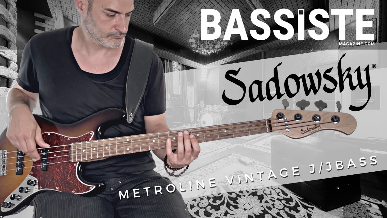SADOWSKY METROLINE Vintage J/J Bass 🎸 - Bassiste Magazine - Quick Test