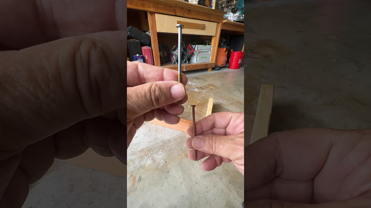 Nails vs Screws 2x4 Framing