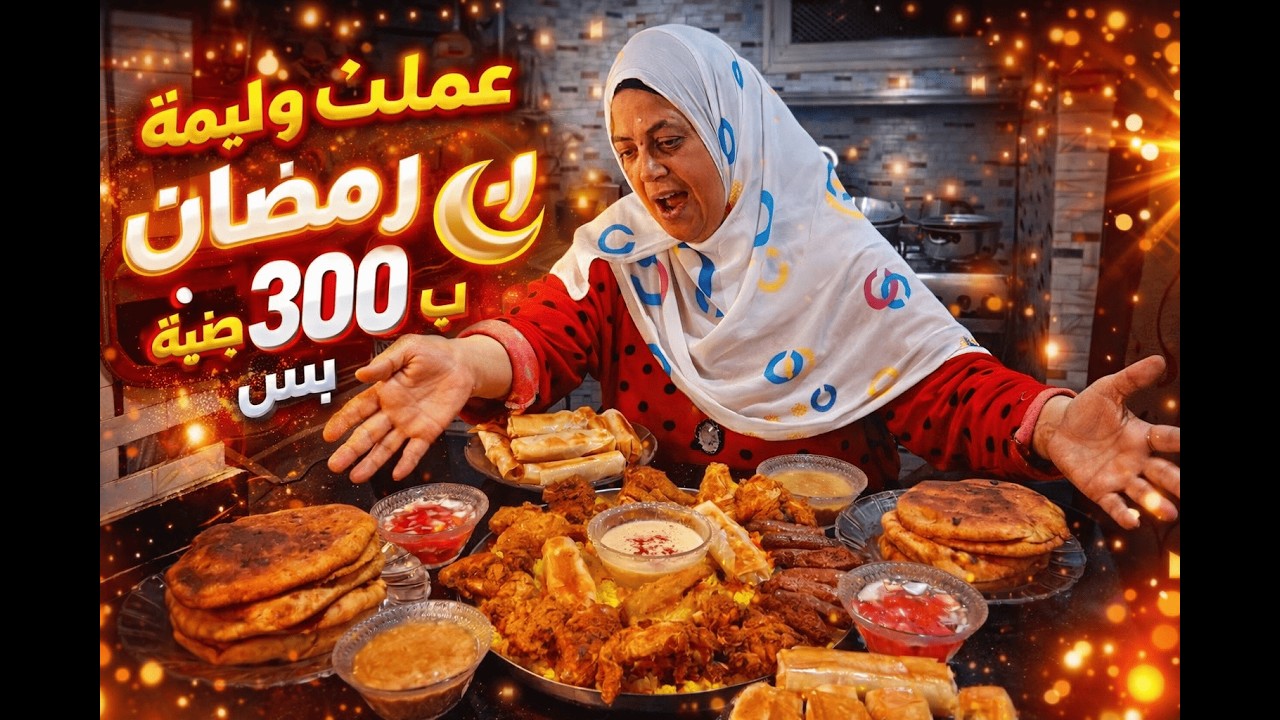 مش قلت لك كل يوم ها اكلك لحمه وفراخ في رمضان  ب 300 جنيه عملنا وليمه رمضان كريم 🌙