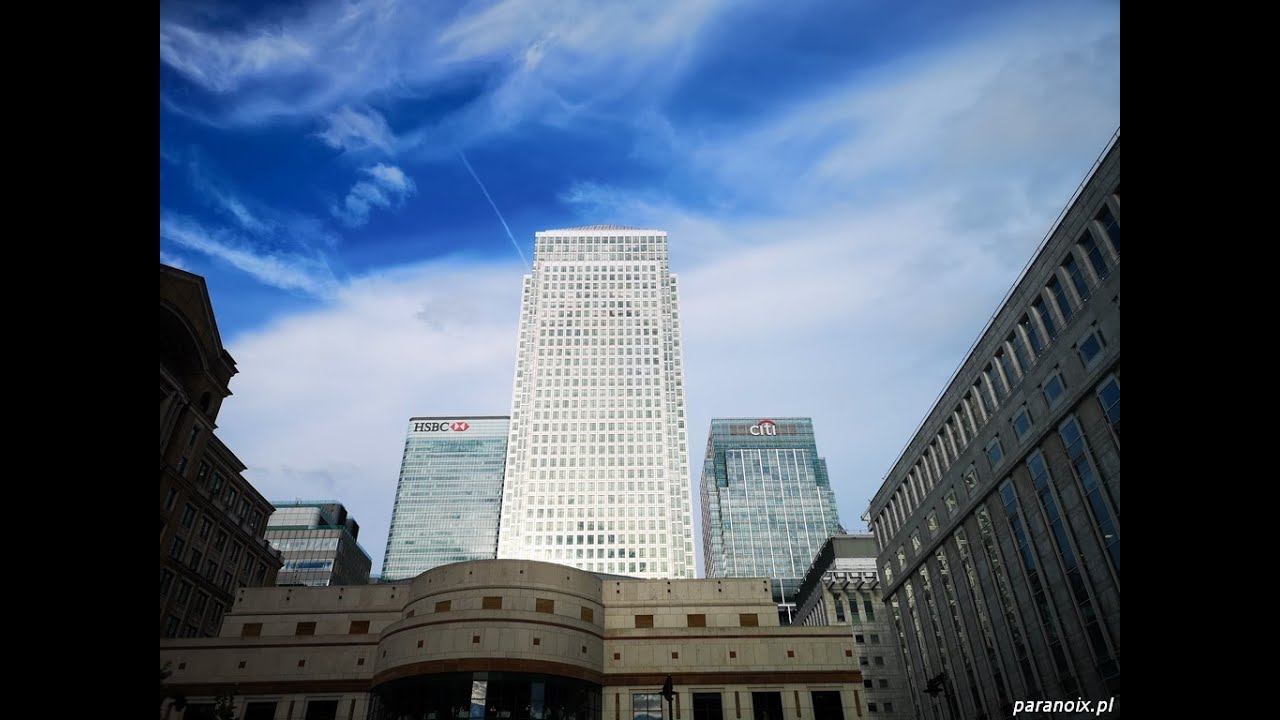 Anglia / Londyn - mordor w Canary Wharf i obserwatorium astronomiczne Greenwich