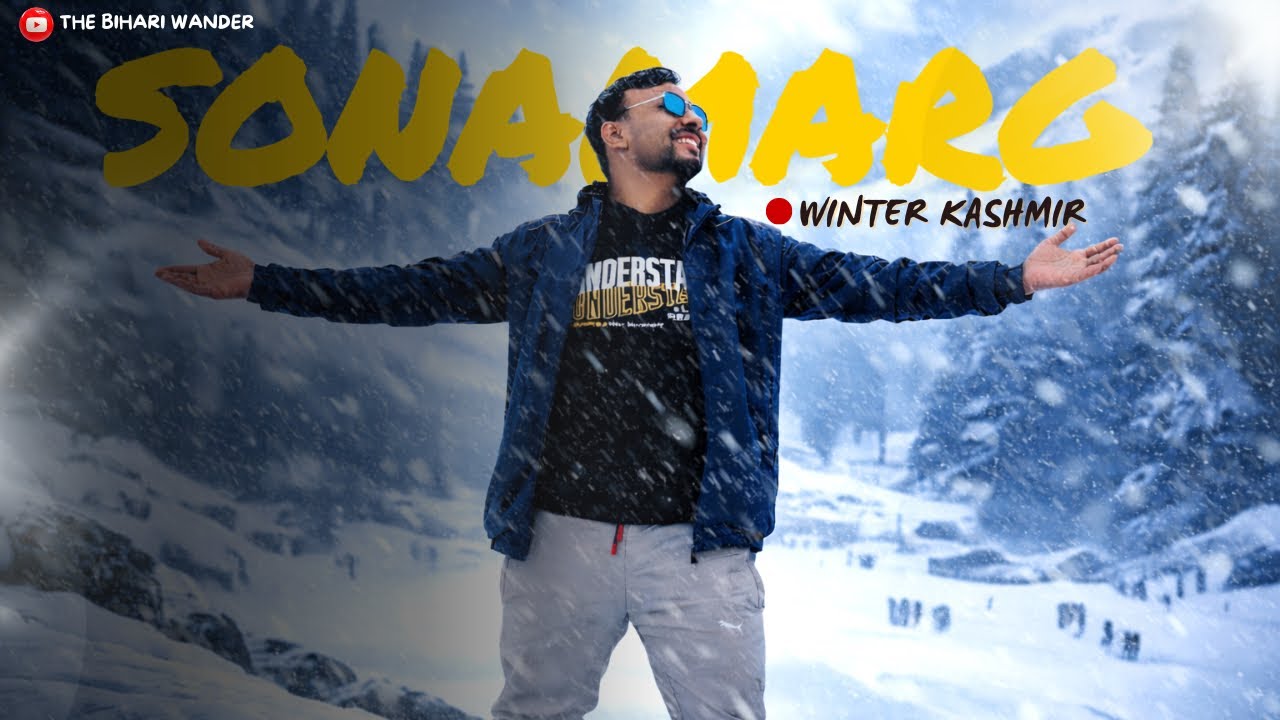 SONAMARG 🍁 Kashmir in Winter🥶 | Thajiwas glacier First Time soowfall ❄️ Experience #sonamargkashmir 