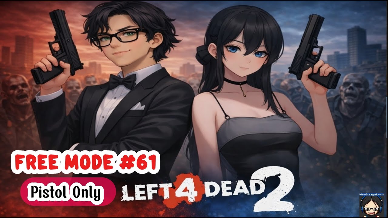 Left 4 dead 2 - Free Mode EDITION PISTOL ONLY @part61 Indonesia