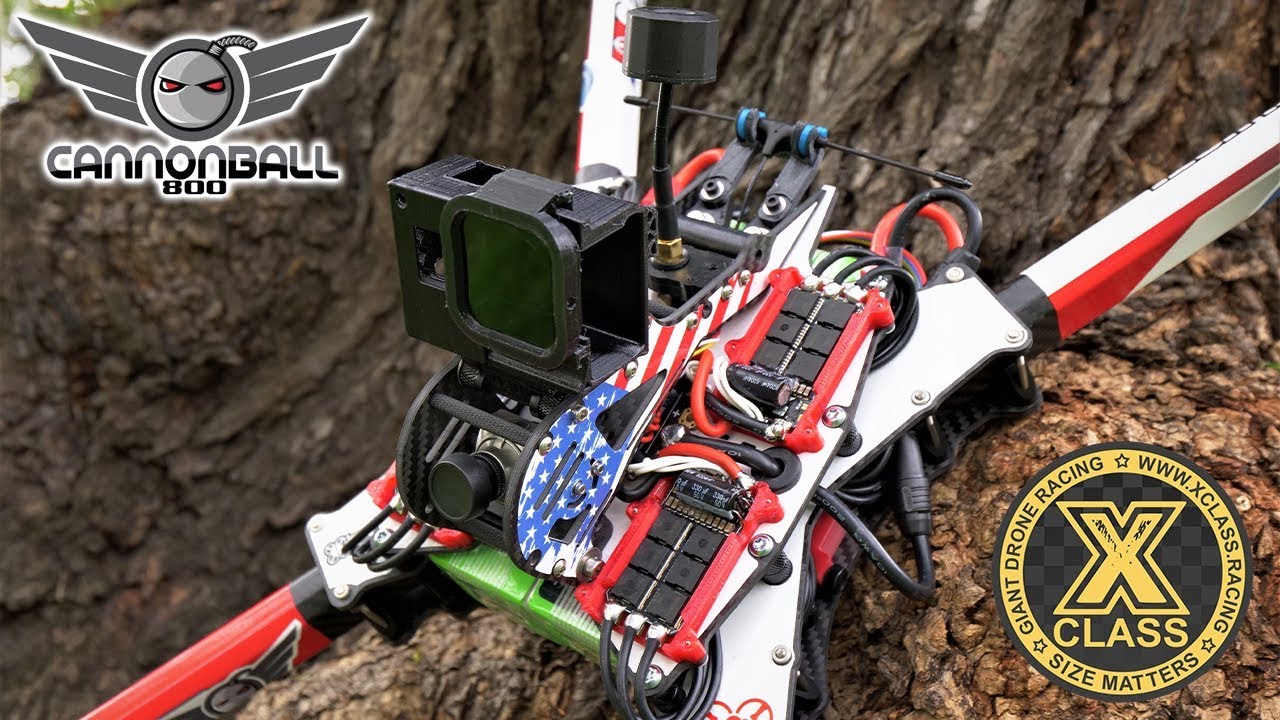12S Cannonball 800 | X-Class Giant Racing Drone | Maiden Flight