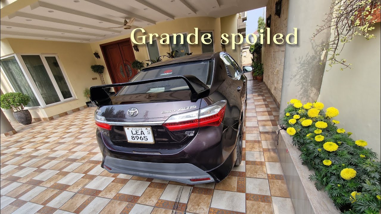 Grande got spoiled 