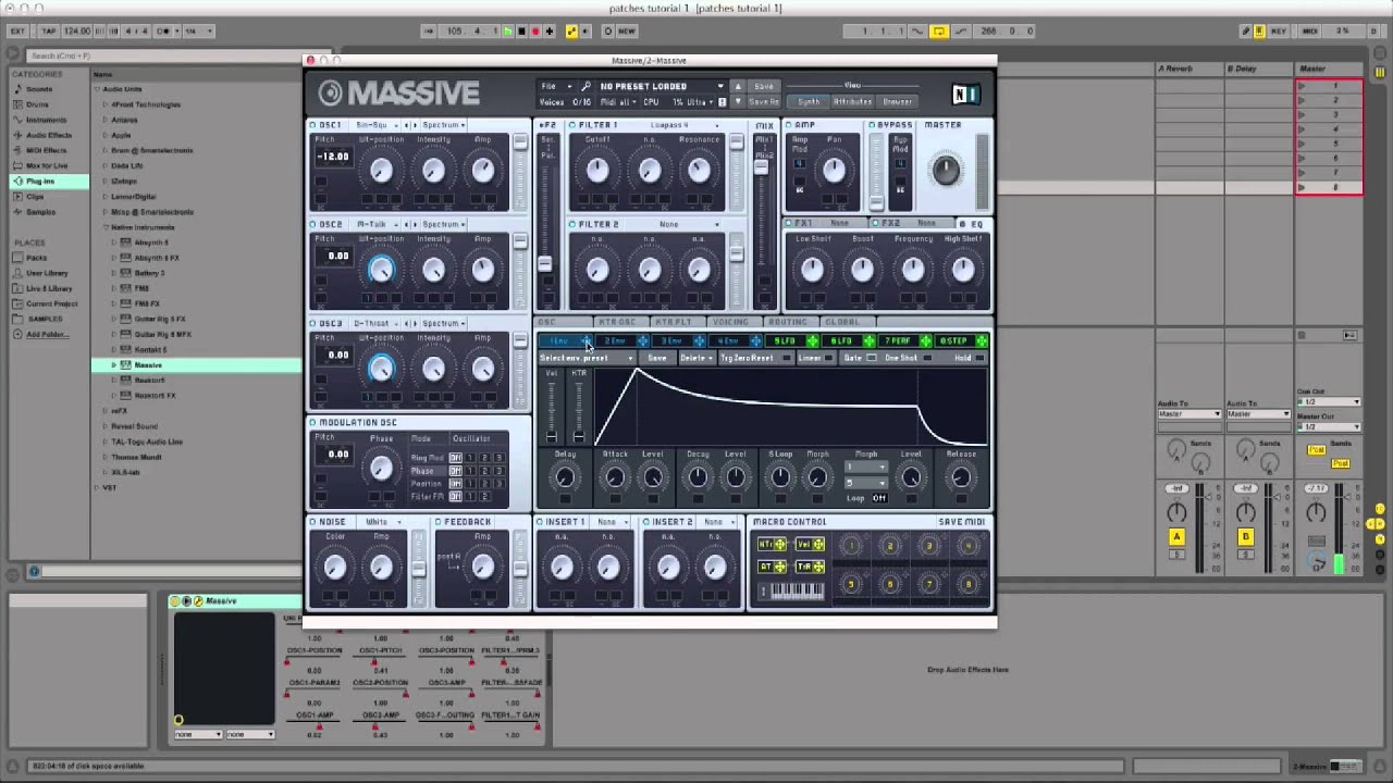 How to make Dirty EDM Bass in NI Massive / Ableton