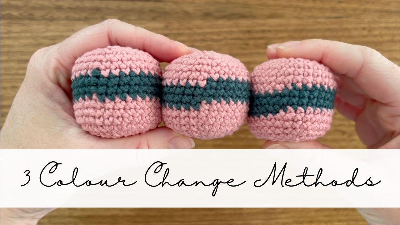 3 Colour Change Methods in Amigurumi