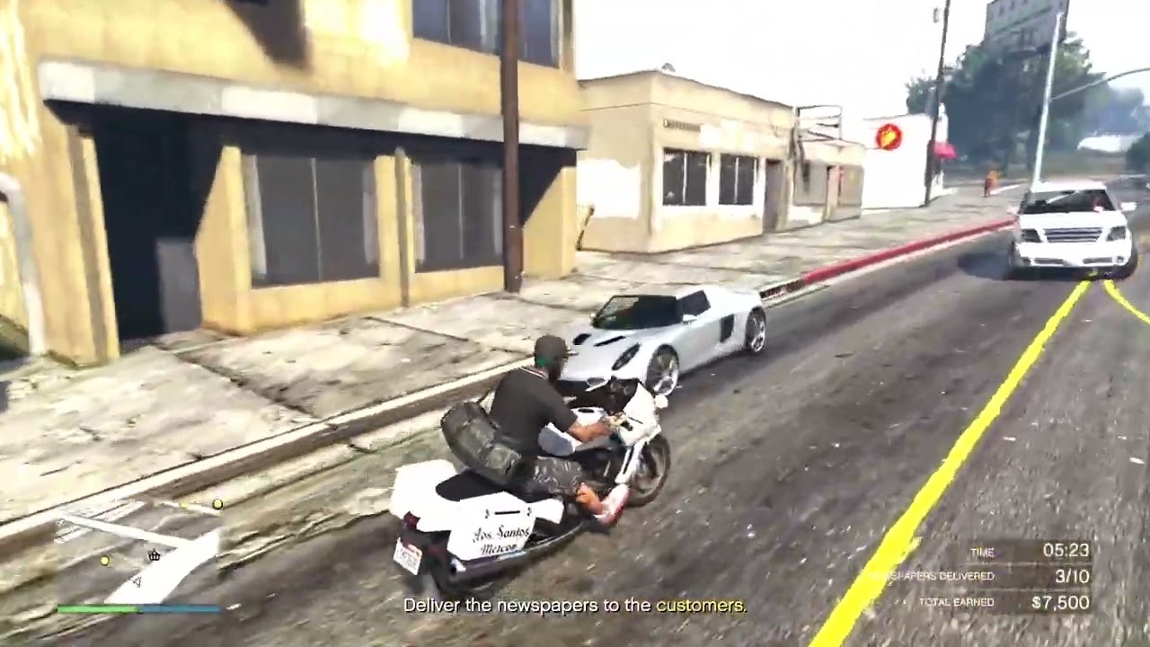Paper news mission GTA 5￼