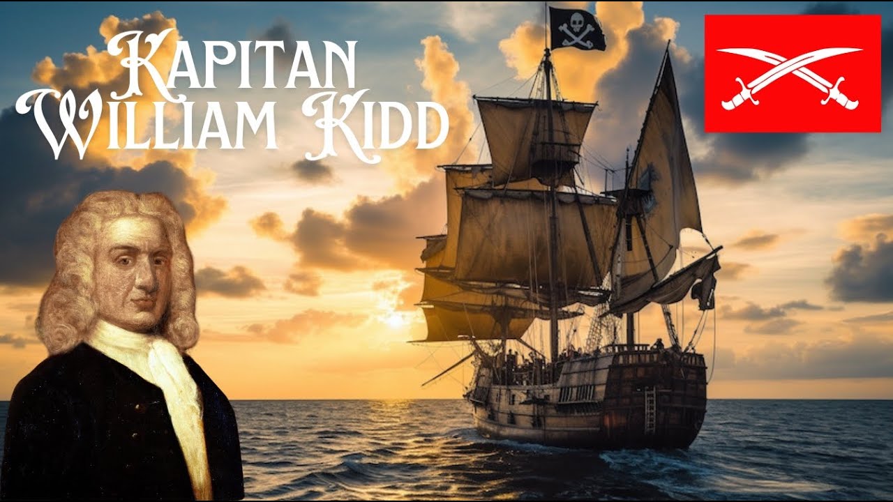 Pirat Kapitan Kidd dokument PL - jeden z najkrwawszych piratów XVII wieku, bohater powieści i filmów