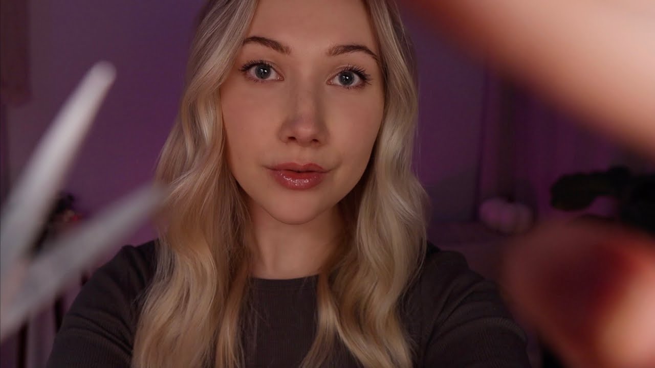 ASMR FAST Haircut & Styling Your Hair (scissor *snipping,* combing, hair products) ✂️