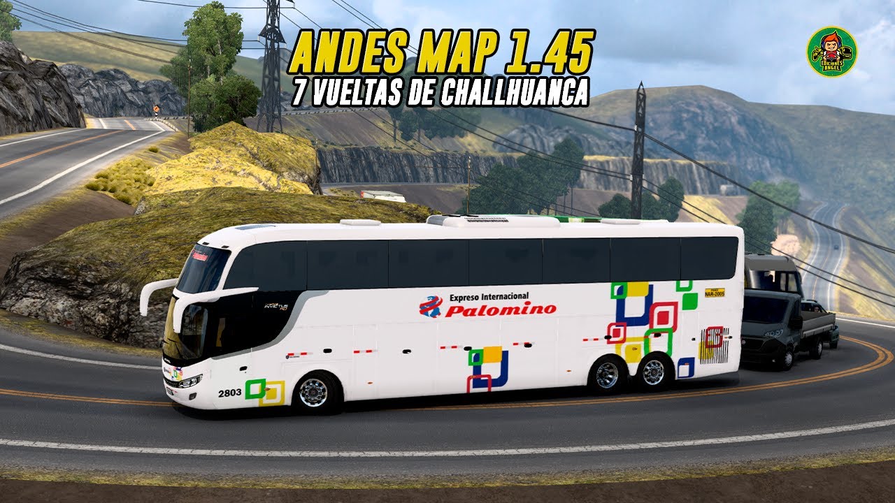 Andes Map 1.45 / 7 Vueltas De Challhuanca En Bus