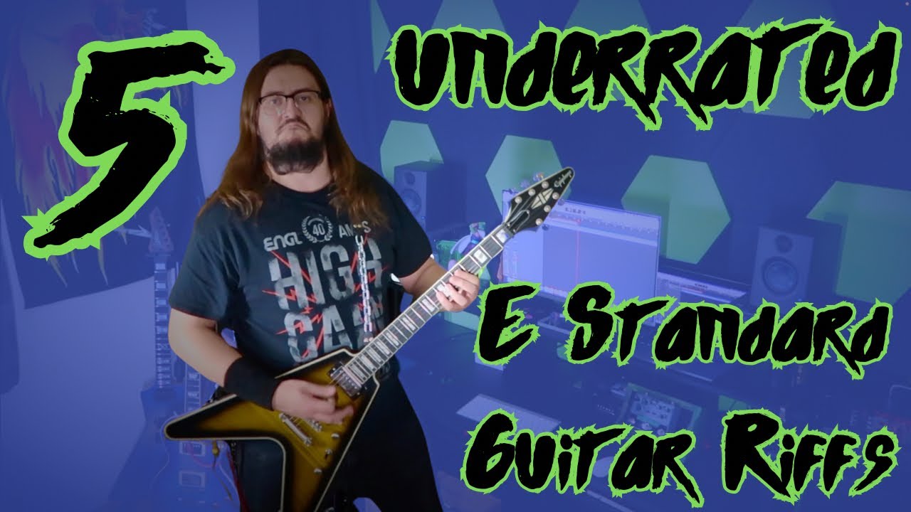 5 Of My Favourite 🔥 Heavy 🔥 E Standard Guitar Riffs That Deserve Recognition