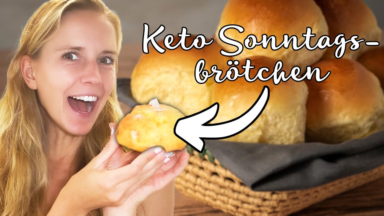Keto-Brötchen fürs Sonntags-Frühstück I einfach & schnell!