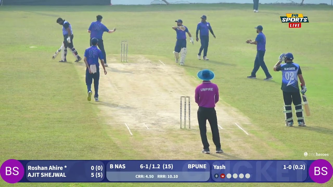 MAIDEN OVER 2 WICKET YASH BOWLING PUNE
