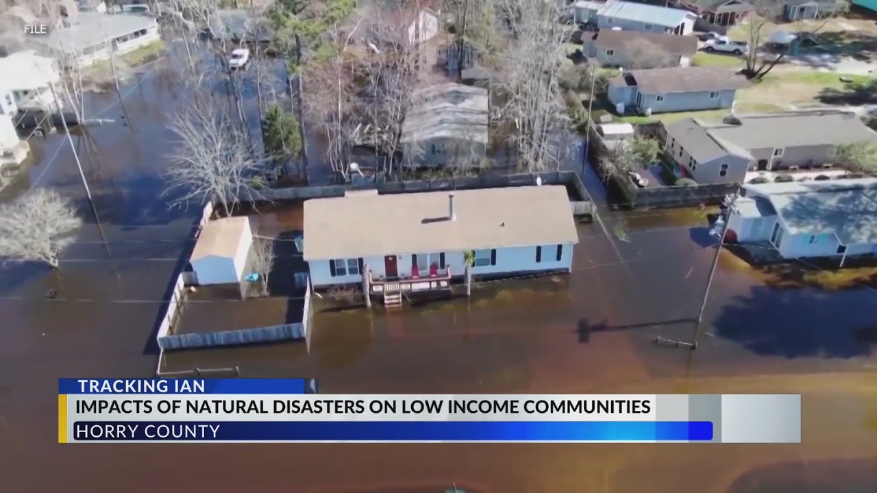 Impacts of natural disasters on low income communities