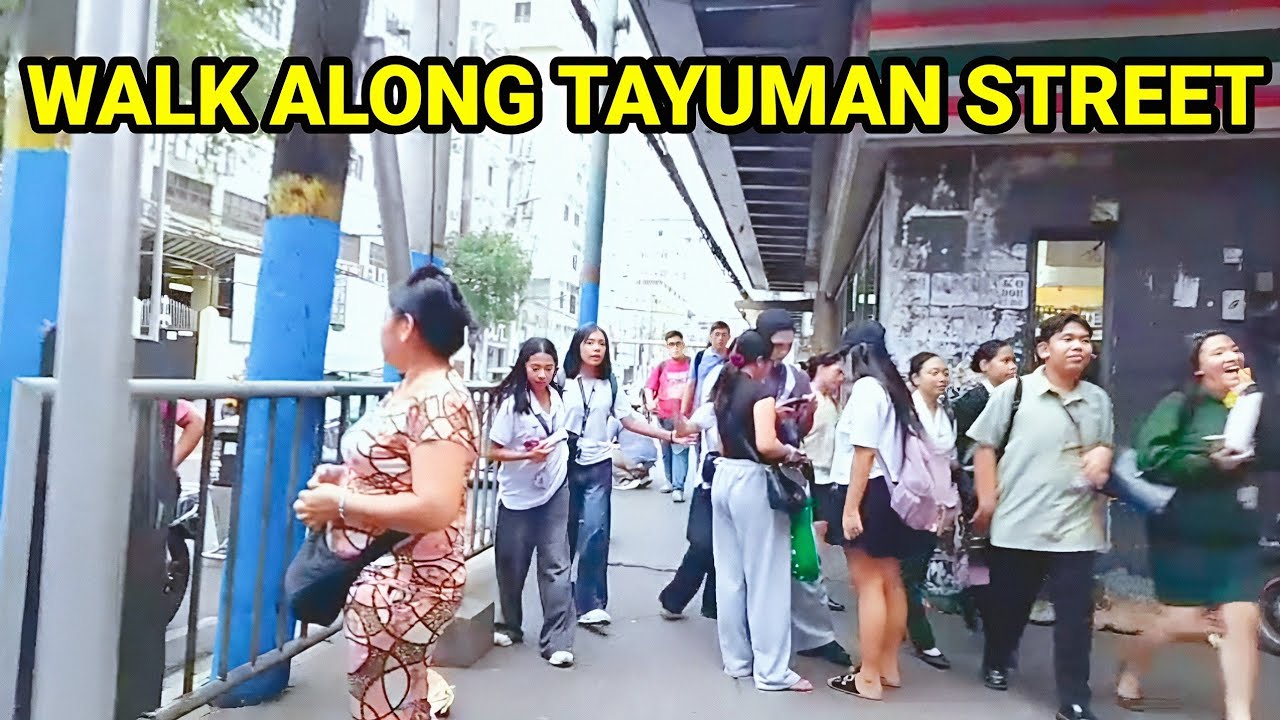 WALK ALONG TAYUMAN ST. TONDO, MANILA CITY | PHILIPPINES