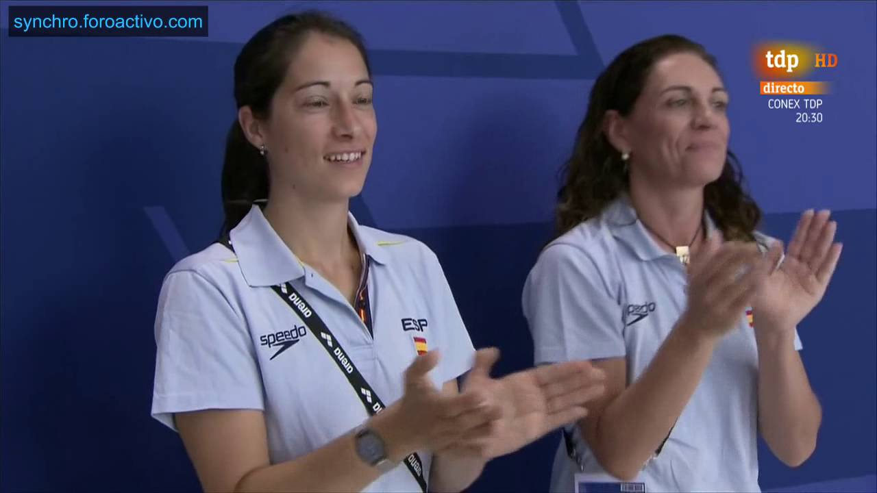 Cristina Salvador (ESP) Solo Technical Final London European Aquatics Championships 2016