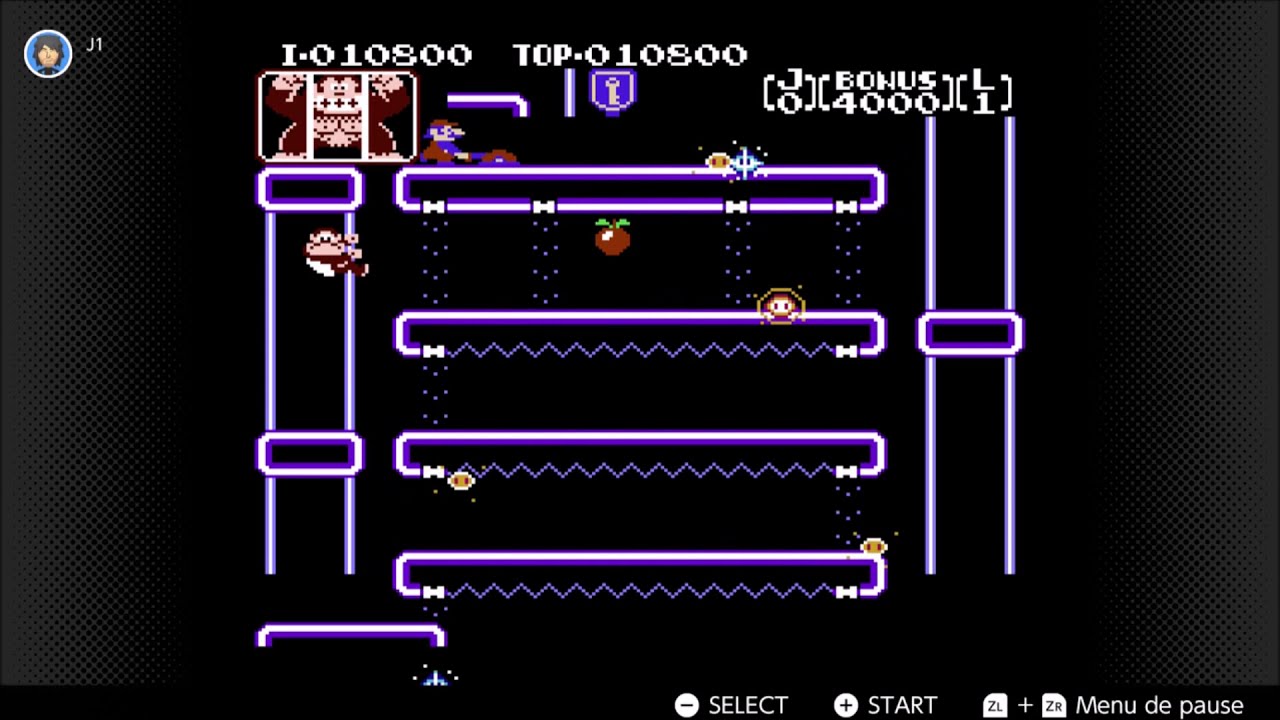 Donkey KONG JR : Gameplay Nintendo Switch Online / NES