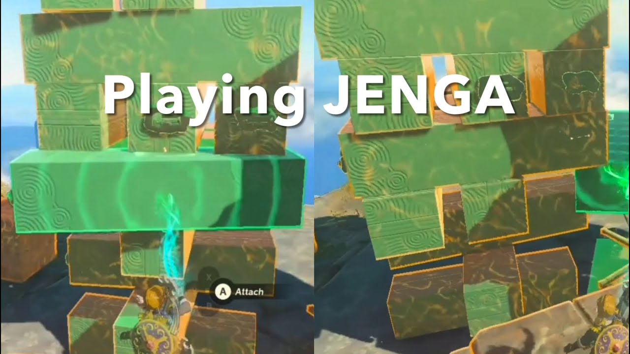 Playing JENGA In Tears of the Kingdom!