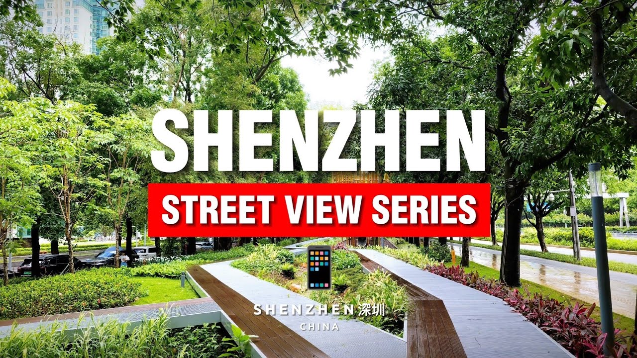 Shenzhen Street View for Mobile Ep. 6: Walking at a Roadside Greenway [4K 60FPS]