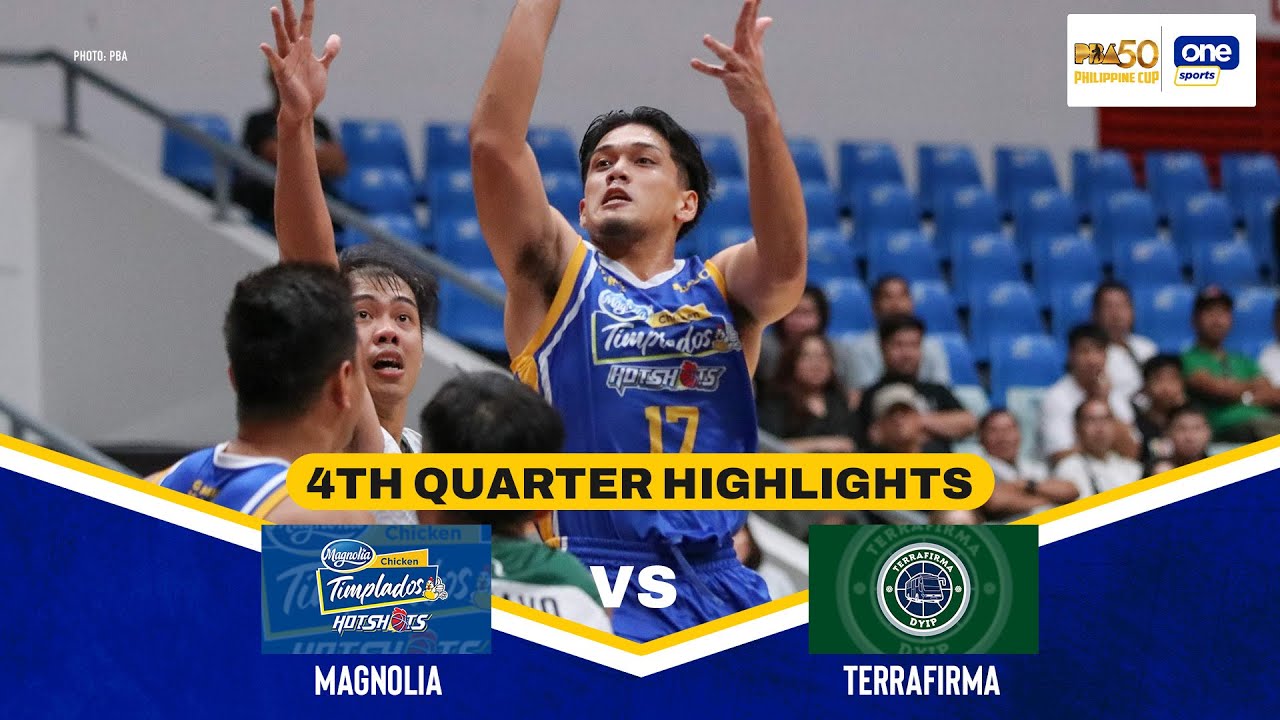 MAGNOLIA VS. TERRAFIRMA | 4TH QUARTER HIGHLIGHTS | PBA SEASON 50 PHILIPPINE CUP