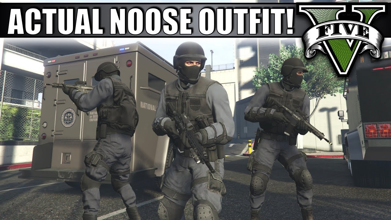 GTA V - How to get the Actual NOOSE Outfit! NOOSE Uniform Glitch | Casino Heist Update | SWAT