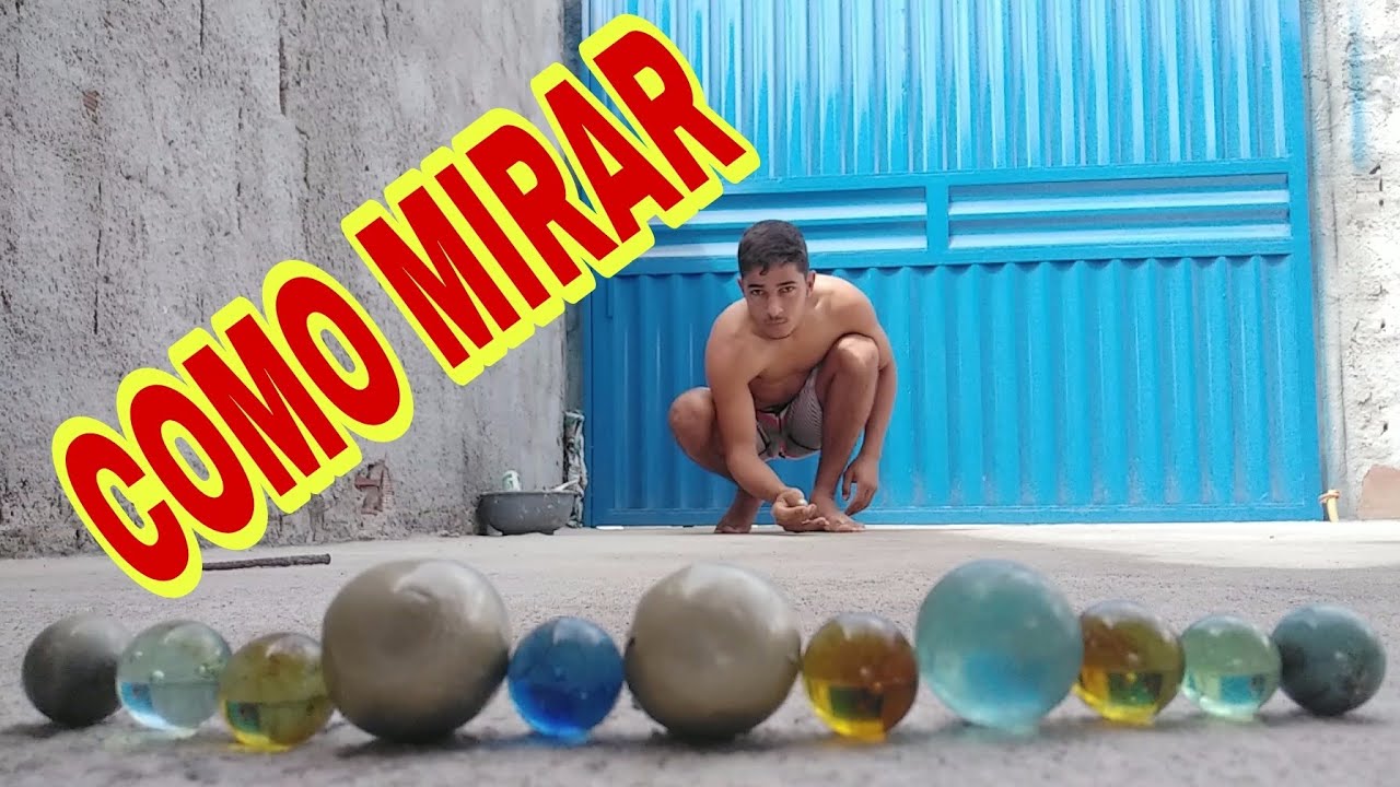 Como mirar na bolinha de gude