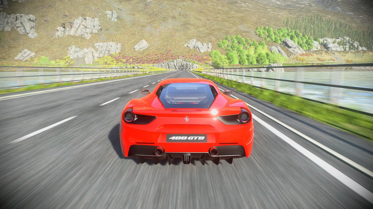 Driveclub - Ferrari 488 GTB '16 - Loch Duich Scotland Reverse [4KPS5]