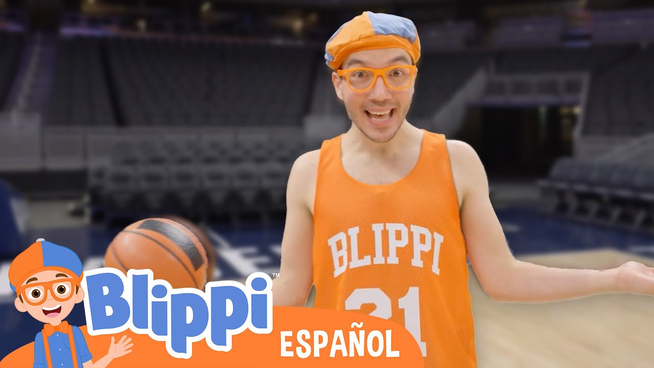 Básquetbol con Blippi: pabellón de los Pacers | Aprende con blippi | Videos educativos para niños