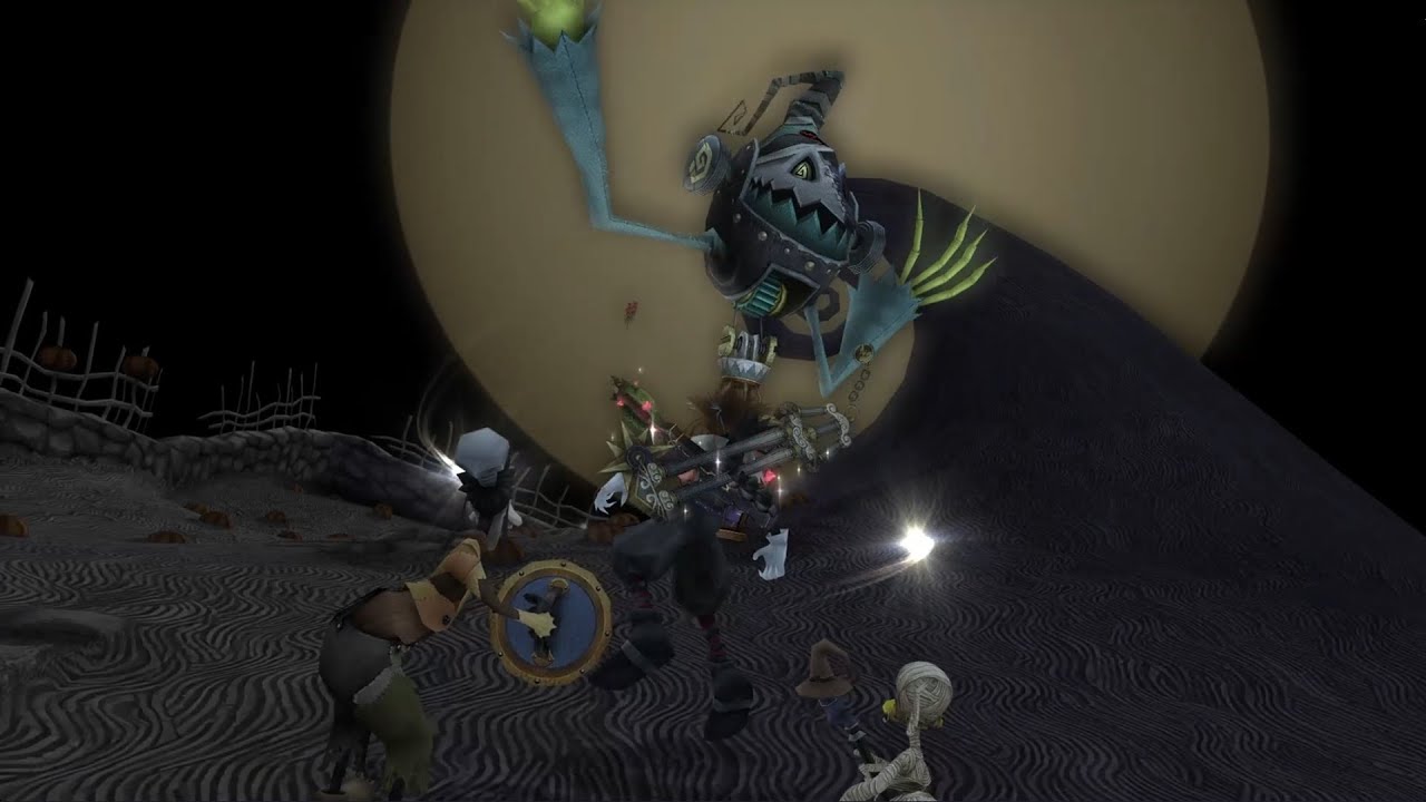 Kingdom Hearts 2 Final Mix moded. Prison Keeper/ the floor is Darkness challenge (?)