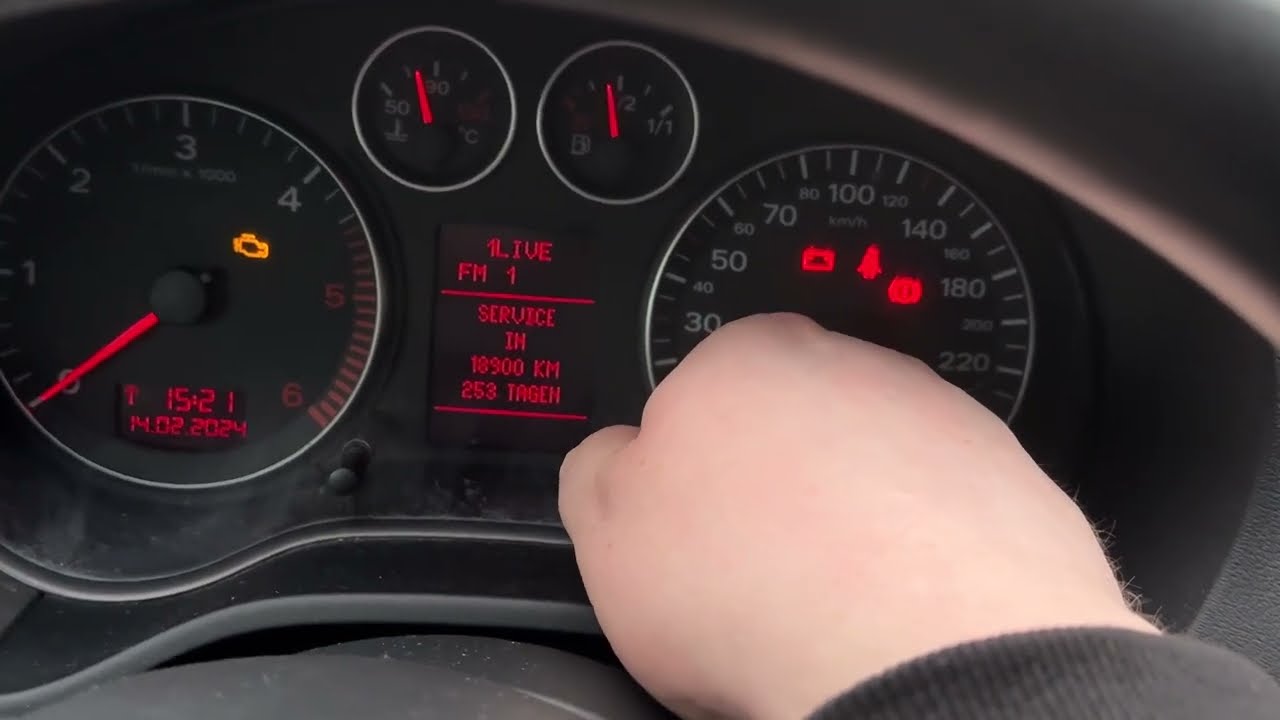 Audi A3 8P Öl und Service Zurücksetzen Reset So geht`s 8P1 . Ölservice fällig . Oil