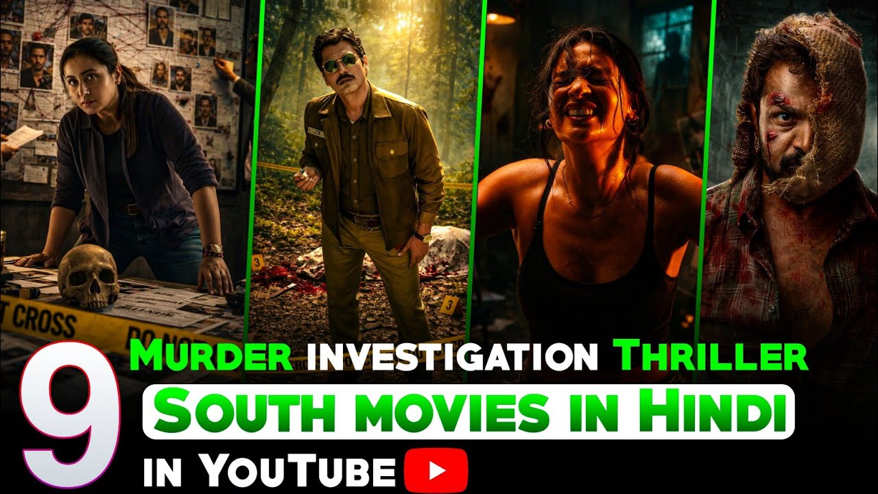 Top 9 New crime thriller movies hindi dubbed|south suspense movies dubbed in hindi
