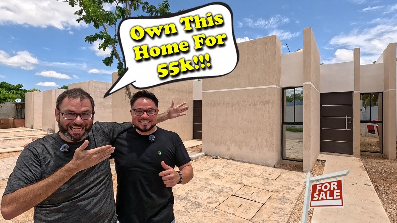 Tour of 4 Modern Homes For Under 100k USD in Merida Yucatan Mexico 🇲🇽