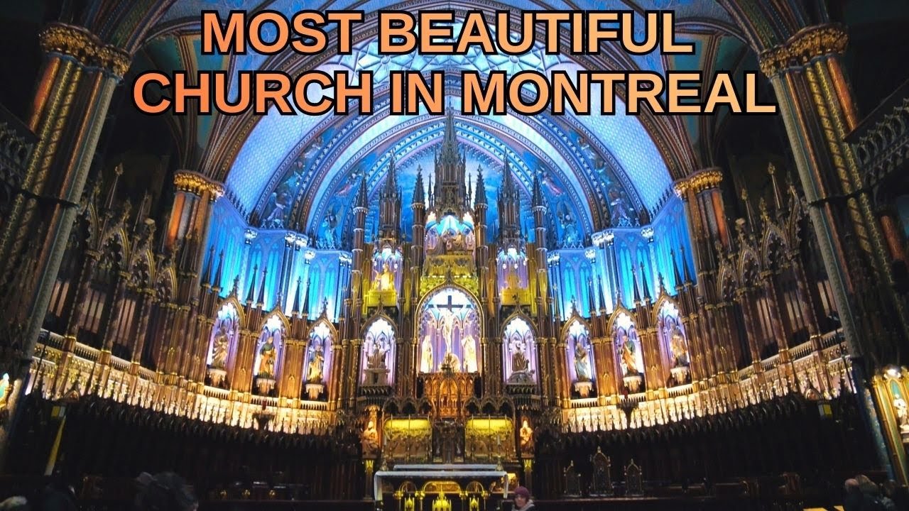 🇨🇦 Most Beautiful Church in Montreal? | Notre-Dame Basilica 4K Tour