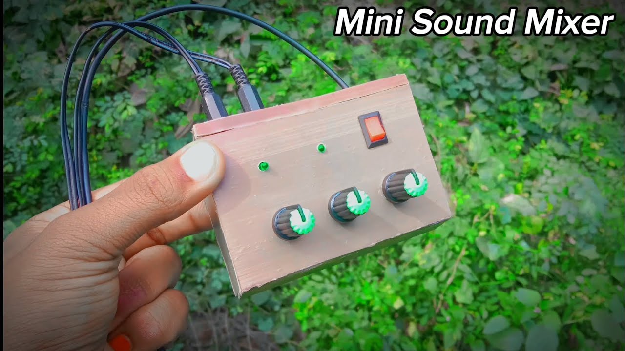 ছোট সাউন্ড মিক্সর কি আদৌ কাজ করে ? || how to make a mini music mixer