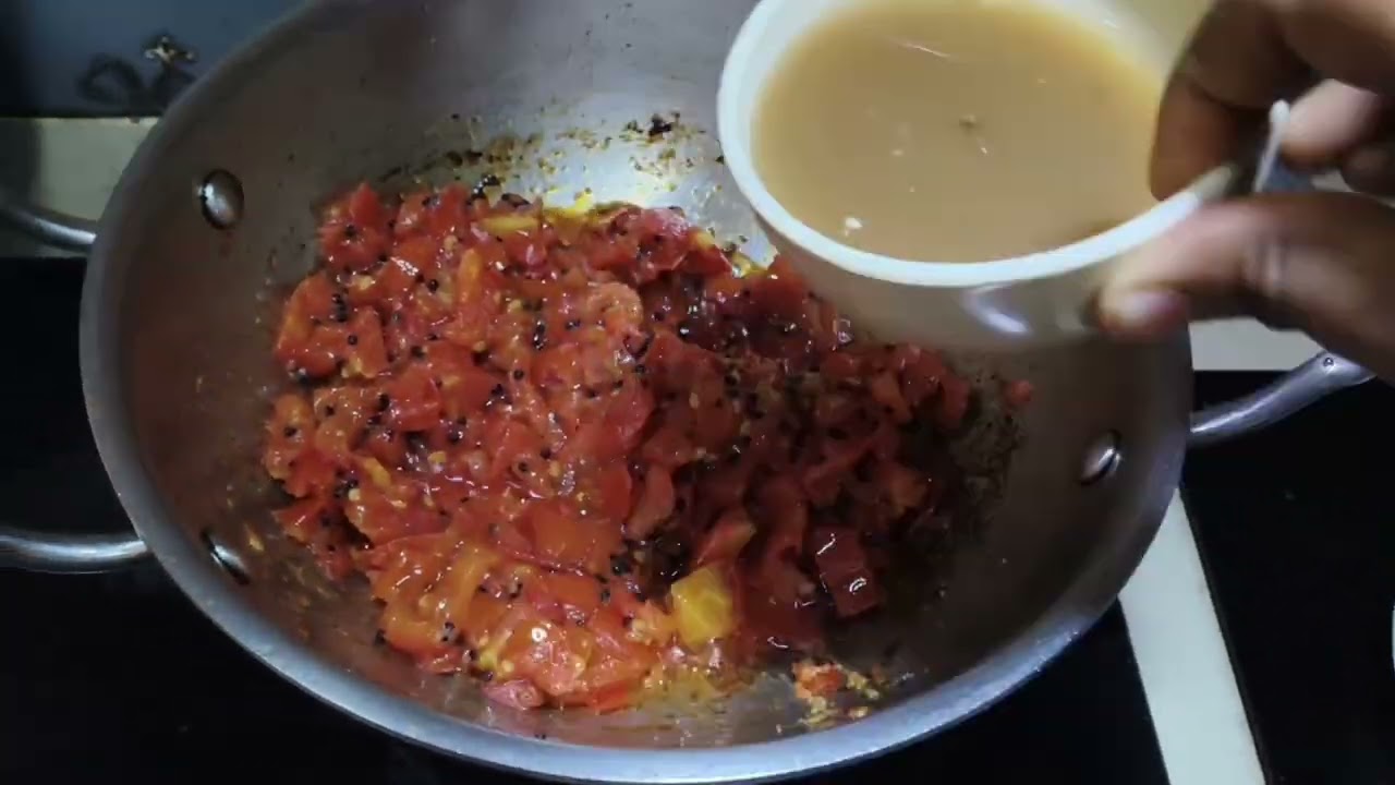 ಇವತ್ತಿನ ರೆಸಿಪಿ ಟೊಮೊಟೊ ಚಟ್ನಿ ✨ like and subscribe madi guy's ❤️🙏🏻